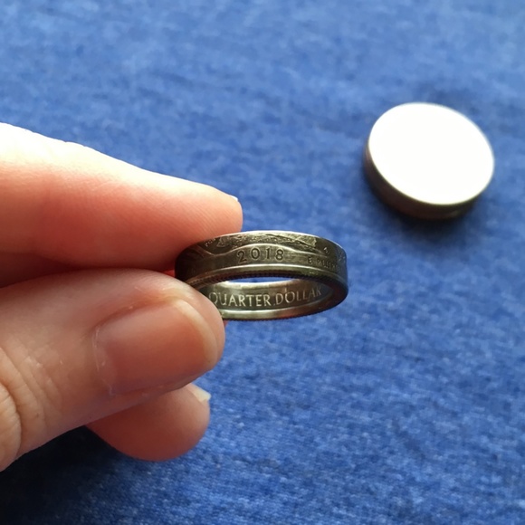 2018 US Michigan State Parks Quarter Coin Ring - Picture 2 of 8